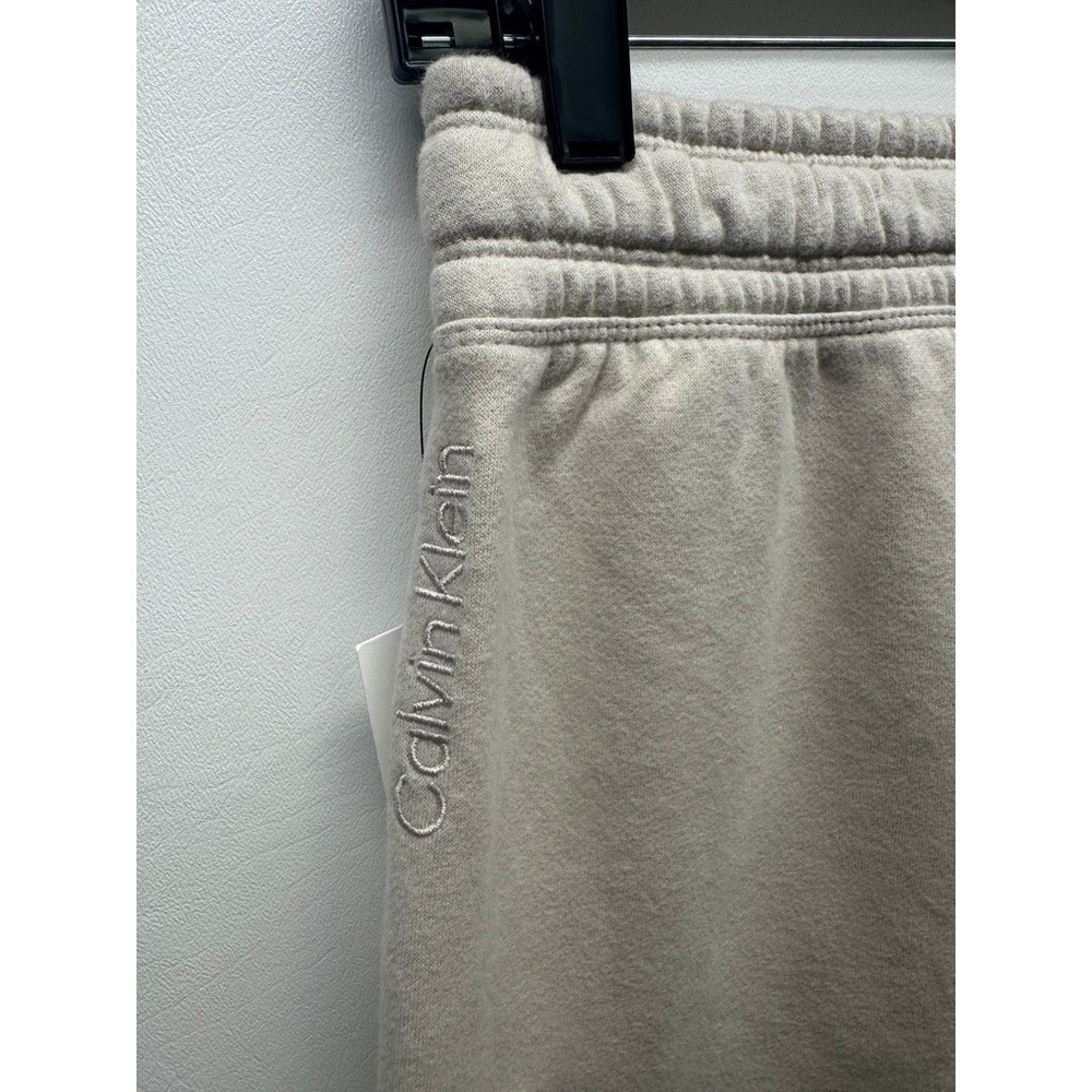 Calvin Klein Performance Joggers Women XS Beige Fleece Elastic Cinch Cuff - Picture 10 of 10
